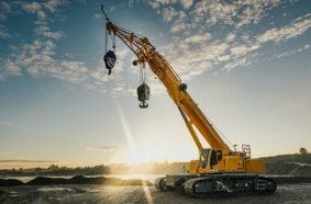  The LTR 1150 is a new addition to Liebherr’s portfolio of telescopic crawler cranes.