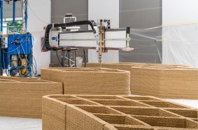 3D printed exhibition setup by WASP for the 23rd Triennale Milano International Exhibition