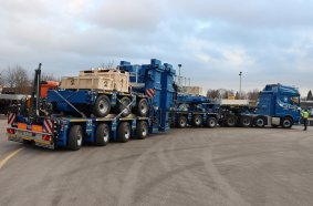 Mar-Train Heavy Haulage Ltd takes delivery of a heavy-duty combination from Goldhofer