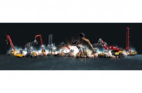 A choice of SANY's construction machinery portfolio