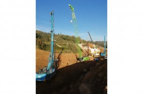 Widening works to the third lane of A1