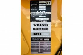 The Volvo L350F rebuild used genuine Volvo parts.