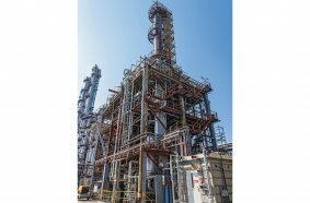 The safety features of the modular scaffold ensured a safe working environment in hazardous, difficult-to-access areas.