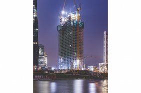 The construction of DC Tower