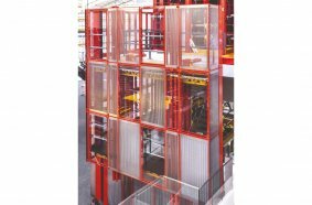 The modular MPS Pro enclosure solution that is available for hire increases safety for high-rise projects, can be freely configured and impresses with short assembly times.