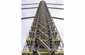 An integrated stairway and
