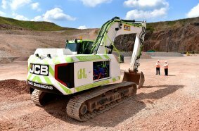 JCB's hydrogen fuel cell excavator