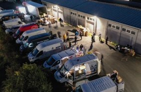 A successful 1,200-mile-long journey of the hire industry: The Plant and Hire Aid Alliance' convoy delivered 1,500 boxes of donations for Ukraine