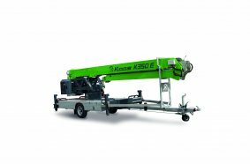 Klaas K350 E trailer crane