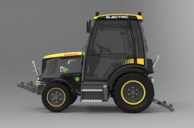 Keestrack is ready to launch a Pre-Series model of a full electric driven compact tractor at Bauma