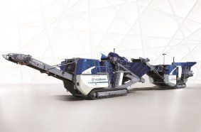 Powerful on its own and in a team: The cone crusher MOBICONE MCO 90i EVO2 and jaw crusher MOBICAT MC 110i EVO2 from Kleemann.