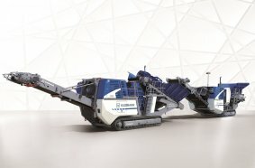 Powerful on its own and in a team: The cone crusher MOBICONE MCO 90i EVO2 and jaw crusher MOBICAT MC 110i EVO2 from Kleemann.