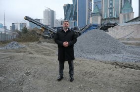 Feyzullah Kahraman, Managing Director of Safir Proje, is very happy with his new Kleemann plants