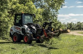 New BrushcatTM and Log Grapple Attachments from Bobcat
