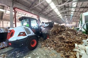 New Bobcat L85 Wheel Loader for Optimal Paper Recycling