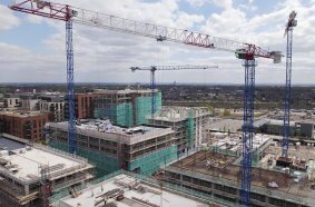 Bennetts deploys four Raimondi flat-tops for one of London’s biggest re-urbanization projects