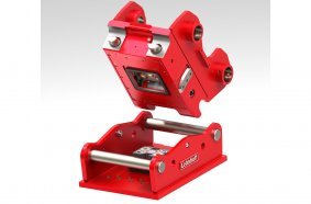 The new fully hydraulic quick couplers are available for excavator classes from 8 to 43 t.