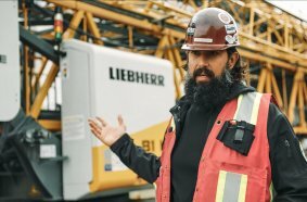  Managing director Cale Anderson emphasises how important Liebherr's technology expertise and reliable service are, especially when it comes to complex construction projects. 