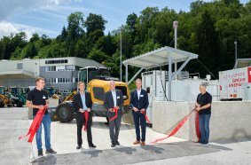  The hydrogen refuelling station was officially opened at the plant site in Bischofshofen.
