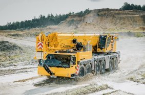 The new Liebherr LTM 1300-6.3 mobile crane sets new standards in the 300 tonne class.