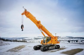 The LTR 1040 telescopic crawler crane has been added to the LTR series.