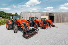 The new LK M front loaders on tractors from the M6002, M6001 U and M5002 series