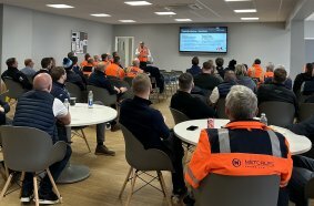  Attendees learned about the site’s history and recent investments in robotics, advanced tooling, boring and milling machines, and cutting-edge chamber technology