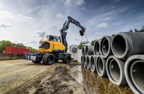 Hyundai HW100A tailswing