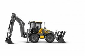 Mecalac unveils the Revo990: The world's first backhoe loader with rotating cab!