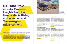  LECTURA Press reports: Exclusive Insights from the bauma Media Dialog on Innovation and Technological Advancement