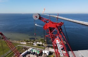 Mega fleet of Manitowoc crawler cranes creates a new chapter in the history of iconic Florida bridge