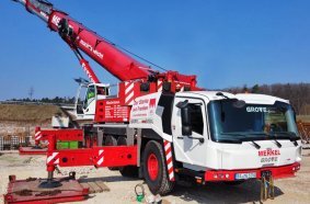 Merkel Autokrane selects pair of Grove cranes for complex tandem lift