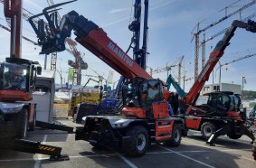 The new 100% electric MRT 2260 model on display at Matexpo!