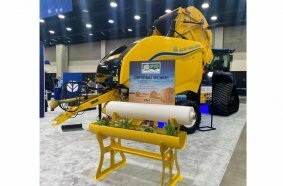 New Holland stand showing Nature's Net Wrap