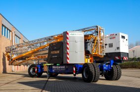   The new custom Potain Evy 30-23 self-erecting crane from Montarent.