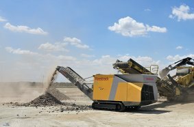 The P3 twin shaft shredder, available with several shafts depending on application
