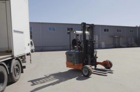 From One Job to the Next with the PALFINGER FLC 253 Truck Mounted Forklift