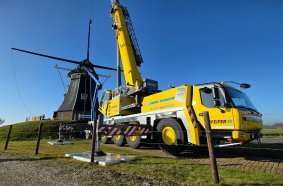  Pfeifer Group sends Grove GMK5150XL to handle delicate restoration work on a 200-year-old windmill