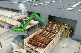 Electric Material Handler Optimizes Material Logistics