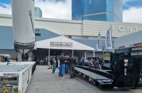 Goldhfer booth at CONEXPO