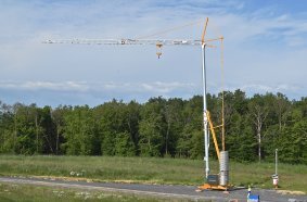 Potain launches first crane in the new Evy self-erecting range: Evy 30-23 4 t, simply connected