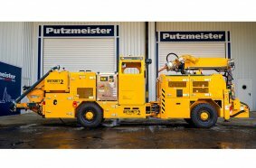 Putzmeister presents Wetkret 2 Narrow Vein, the first dual operation mechanized concrete spraying equipment for narrow vein mines