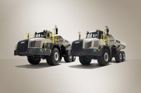 The 28-tonne payload RA30 and 38-tonne payload RA40 from Rokbak are the most productive and efficient articulated haulers the company has ever made. 