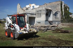 Tornadoes or Flash Floods - Bobcat Loaders Aid Firefighters