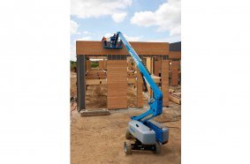 S-60 FE elevated steel erection job