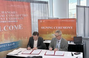 signing with the International Society for Intelligent Construction