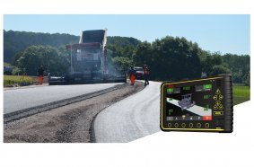 Smart paving using the 3D control systems for road construction by Leica Geosystems