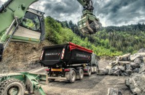 3-axle full aluminum segment tipper semitrailer