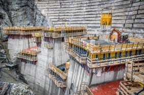 The Grimsel consortium is using Doka’s formwork solutions and digital services. 