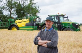 Steve May has been so impressed that the farm has already placed an order for John Deere’s new R975i